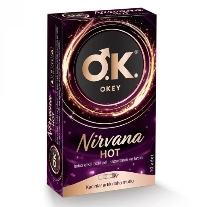 Okey Nirvana Hot Prezervatif 10lu