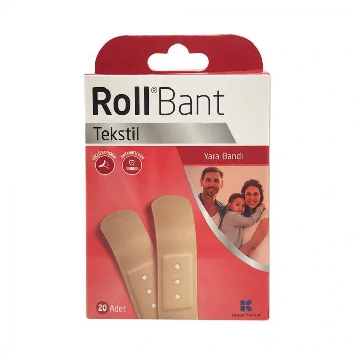 Roll Bant Tekstil Yara Bandı 20li