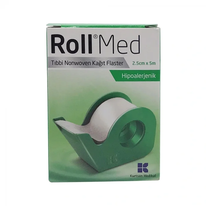 Roll Med Tıbbi Nonwoven Kağıt Flaster 2,5cm x 5m