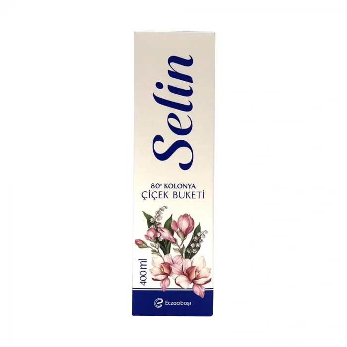 Selin PVC Şişe Kolonya Çiçek Buketi 400 ml