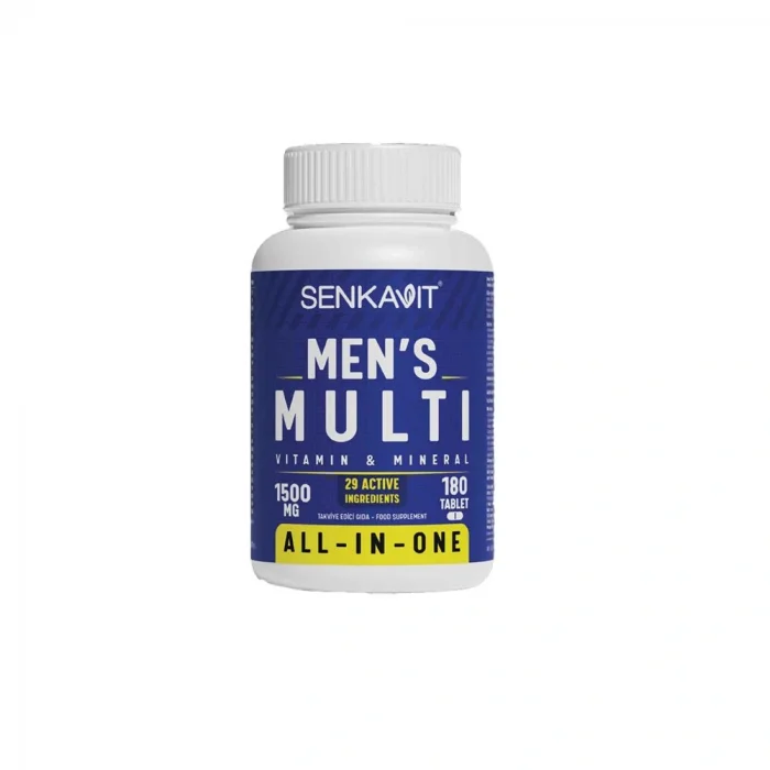 Senkavit Mens Multivitamin ve Multimineral Complex 180 Tablet