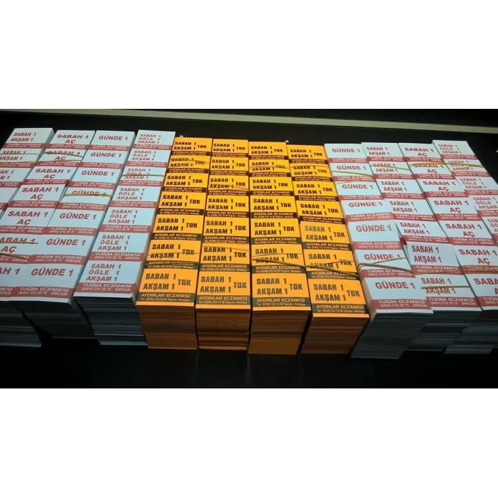 Şerit Eczane Etiketi 10.000 Adet