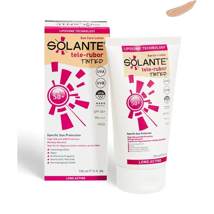 Solante Tele-Rubor Tinted Losyon SPF50+ 50 ml