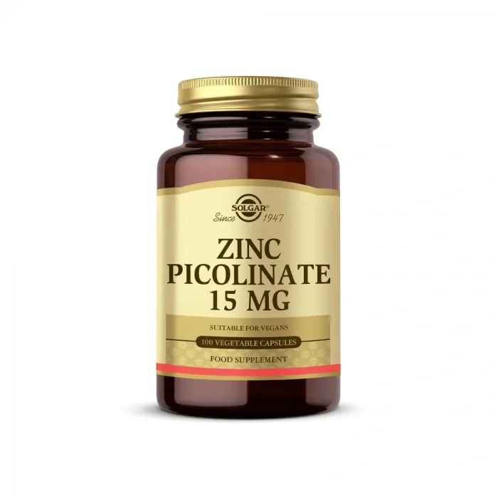 Solgar Zinc Picolinate 15 mg 100 Kapsül