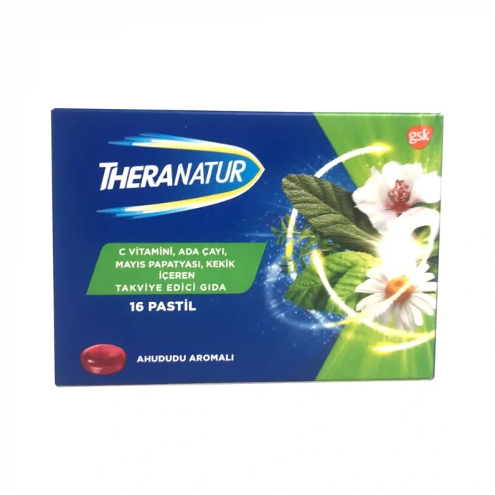 Theranatur Ahududu Aromalı Pastil 16lı