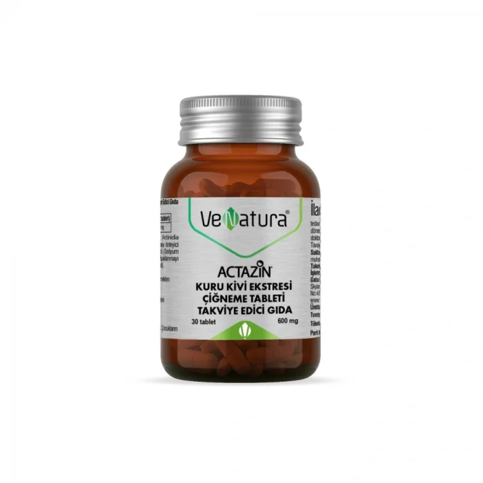 Venatura Actazin Kuru Kivi Ektresi 30 Çiğneme Tablet