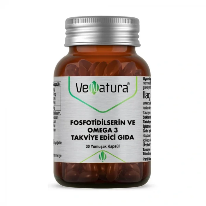Venatura Fosfotidilserin ve Omega-3 30 Yumuşak Kapsül
