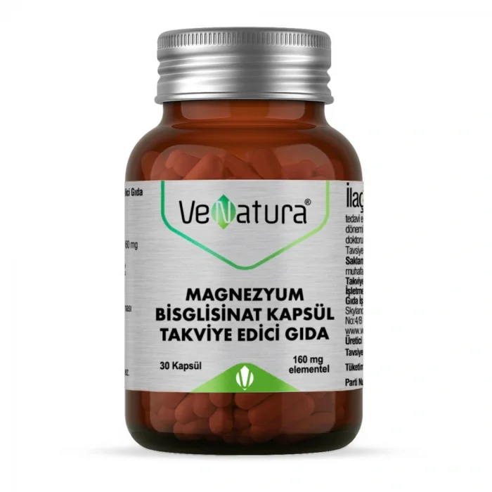 VeNatura Magnezyum Bisglisinat 30 Kapsül