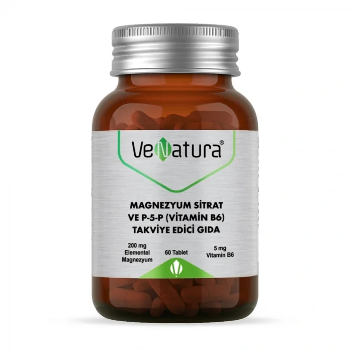 Venatura Magnezyum Sitrat Ve P-5-P (Vitamin B6) 60 Saşe