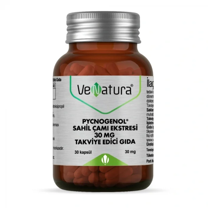 Venatura Pycnogenol Sahil Çamı Ekstresi 30 mg 30 Kapsül