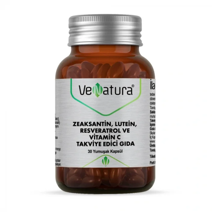 Venatura Zeastaksantin Lutein Resveratrol Vitamin C 30 Kapsül