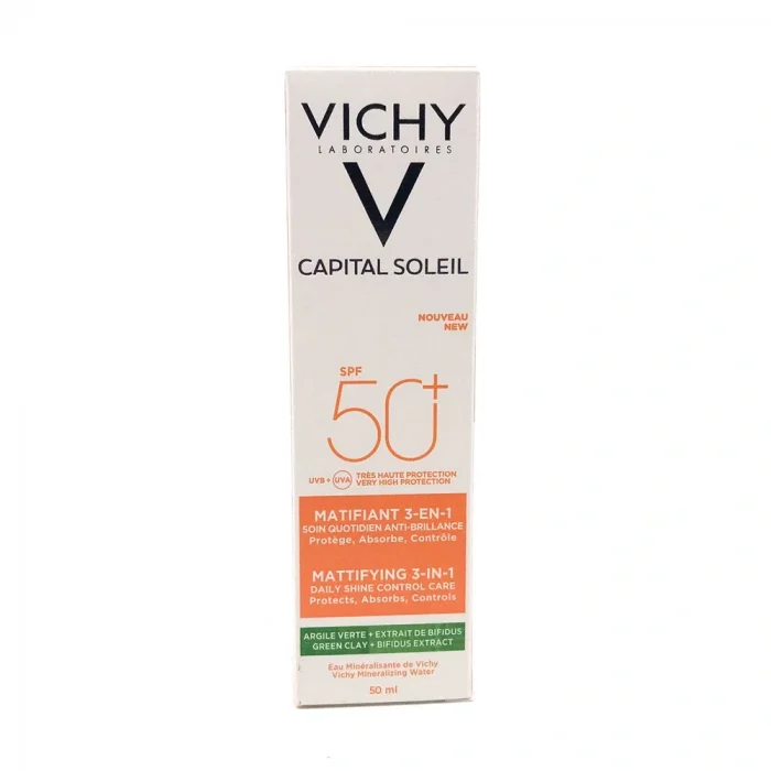 Vichy Capital Ideal Soleil Anti Brillance Matifiant 3 in 1 Cream SPF50 50 ml