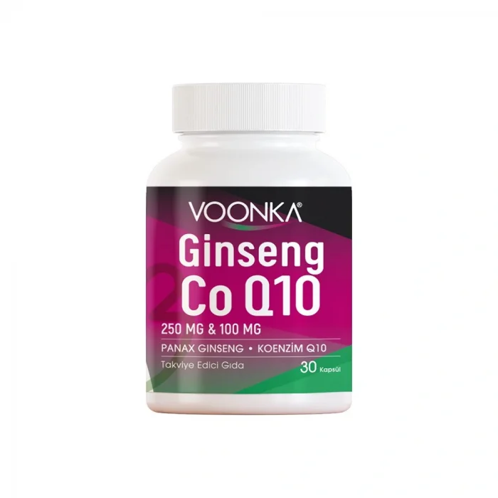 Voonka Ginseng Coenzyme Q10 30 Kapsül
