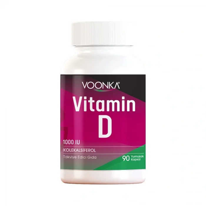 Voonka Vitamin D 90 Yumuşak Kapsül