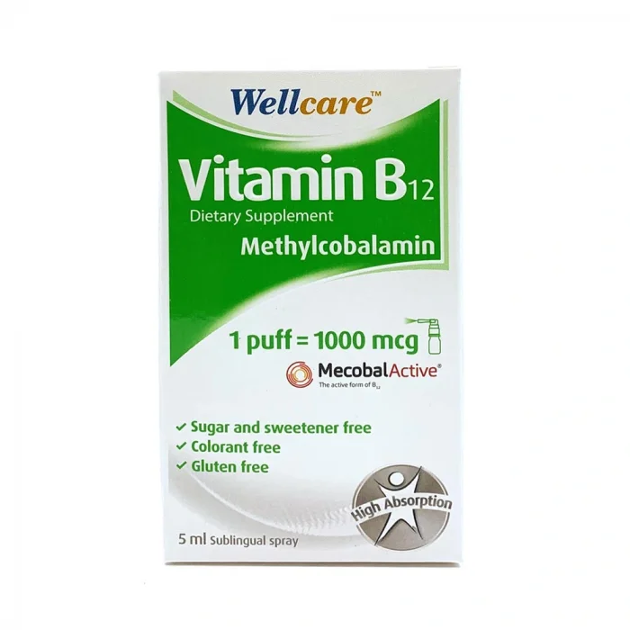 Wellcare Vitamin B12 1000 mcg Sprey 5 ml