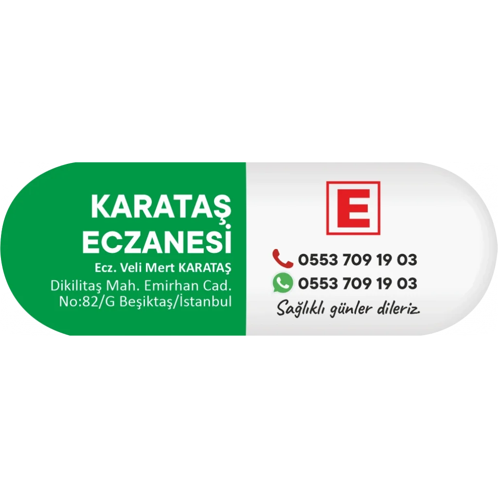 İlaç Kapsülü Yeşil E logolu - 1000 adet