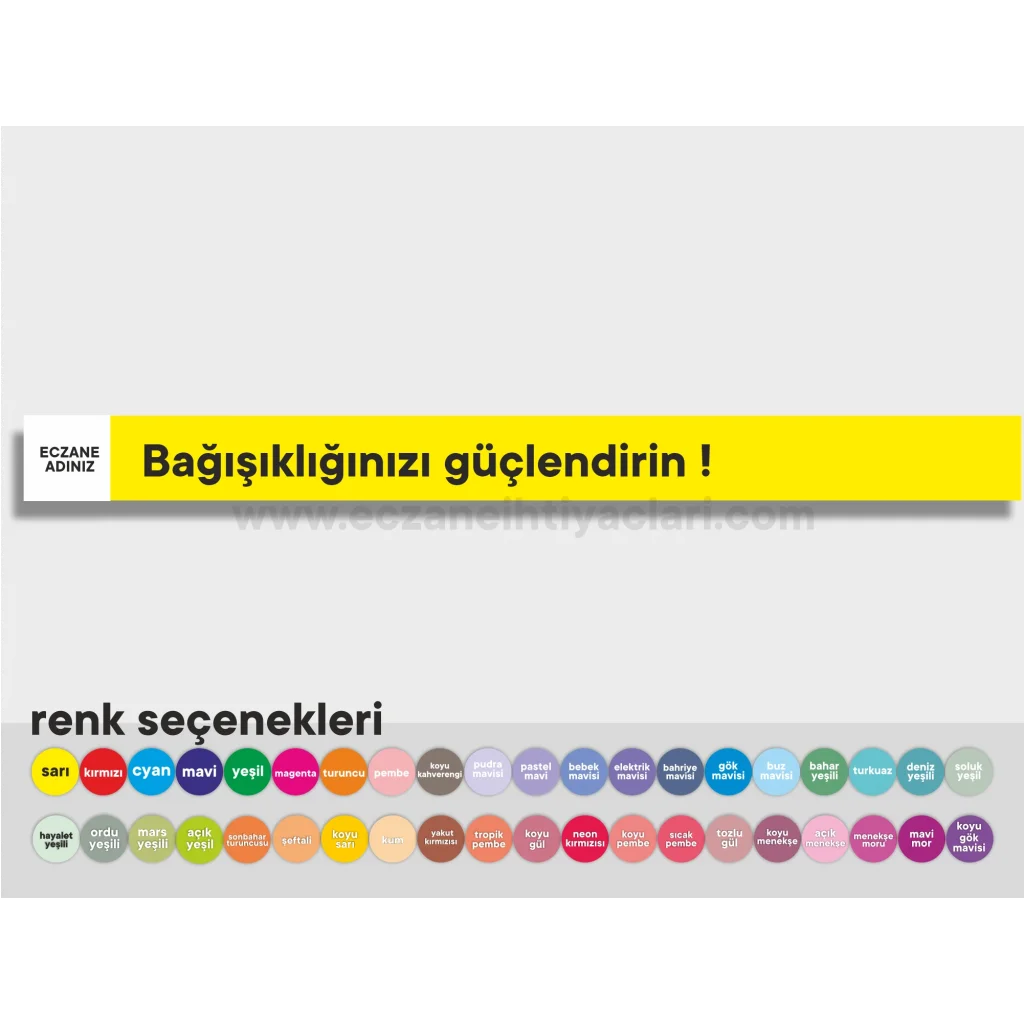 Bağışıklığınızı güçlendirin !