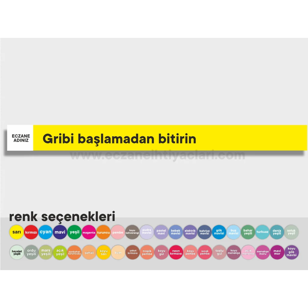 Gribi başlamadan bitirin