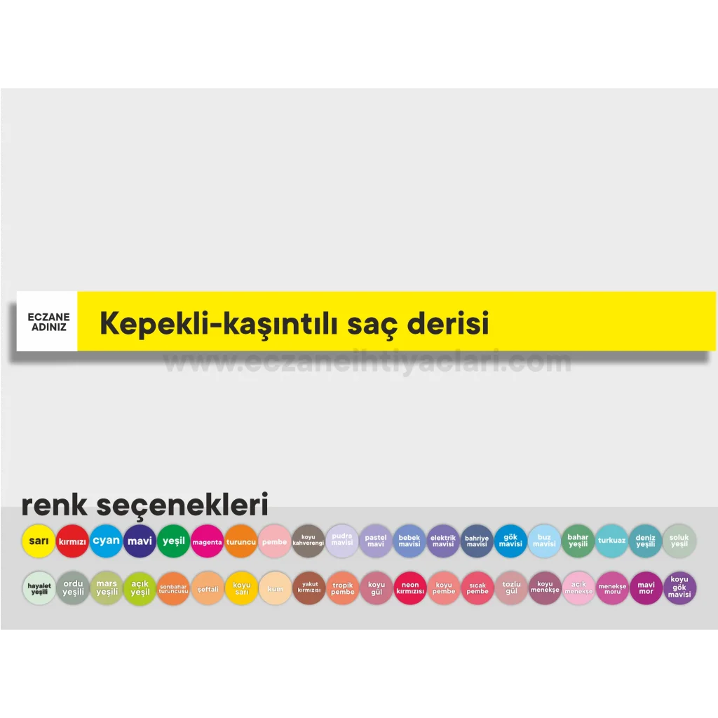 Kepekli-kaşıntılı saç derisi