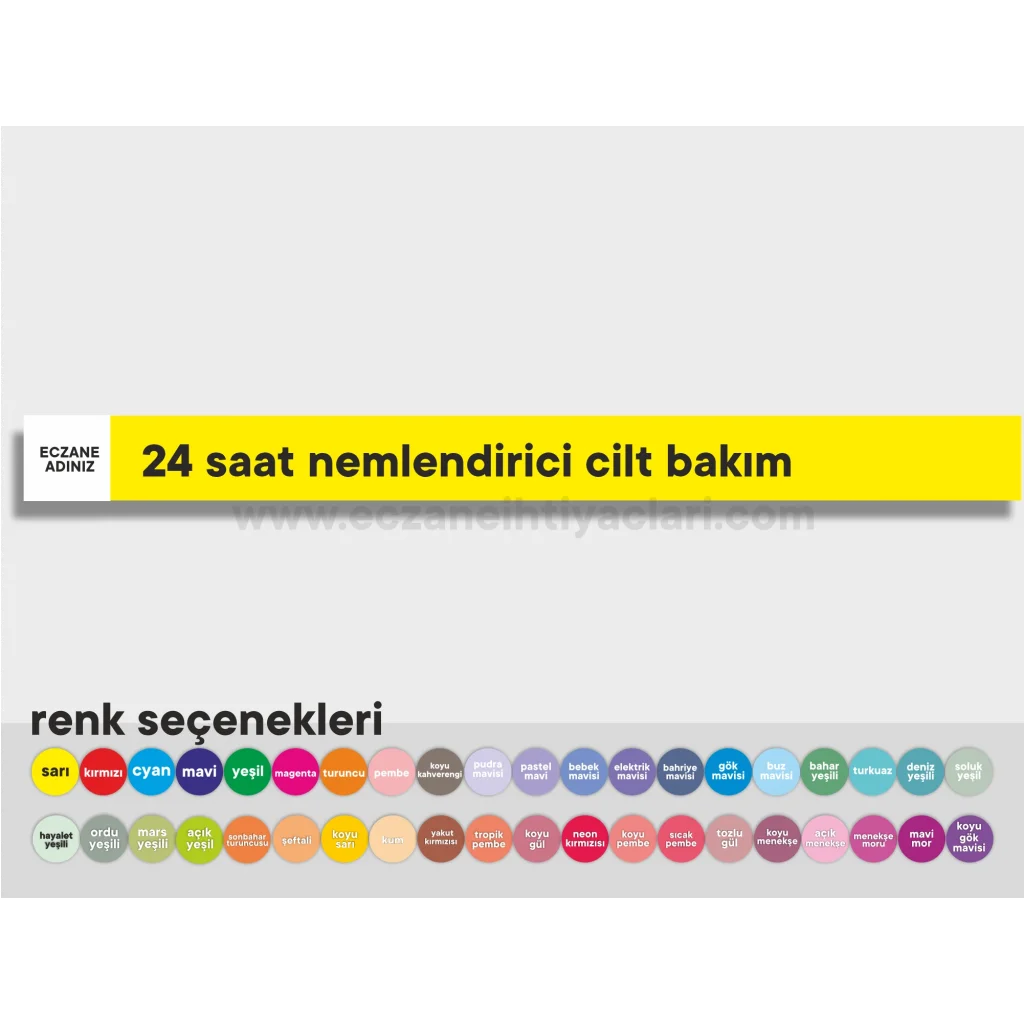 24 saat nemlendirici cilt bakım