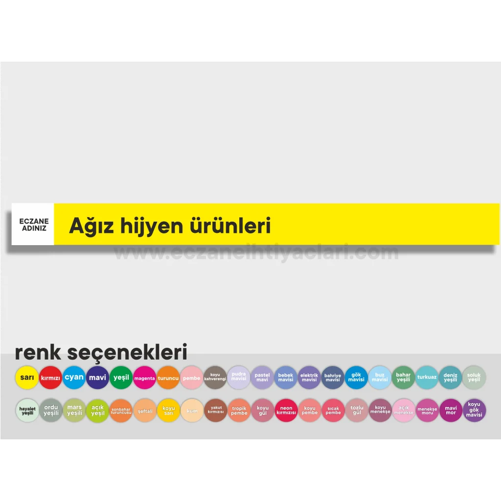 Ağız hijyen ürünleri