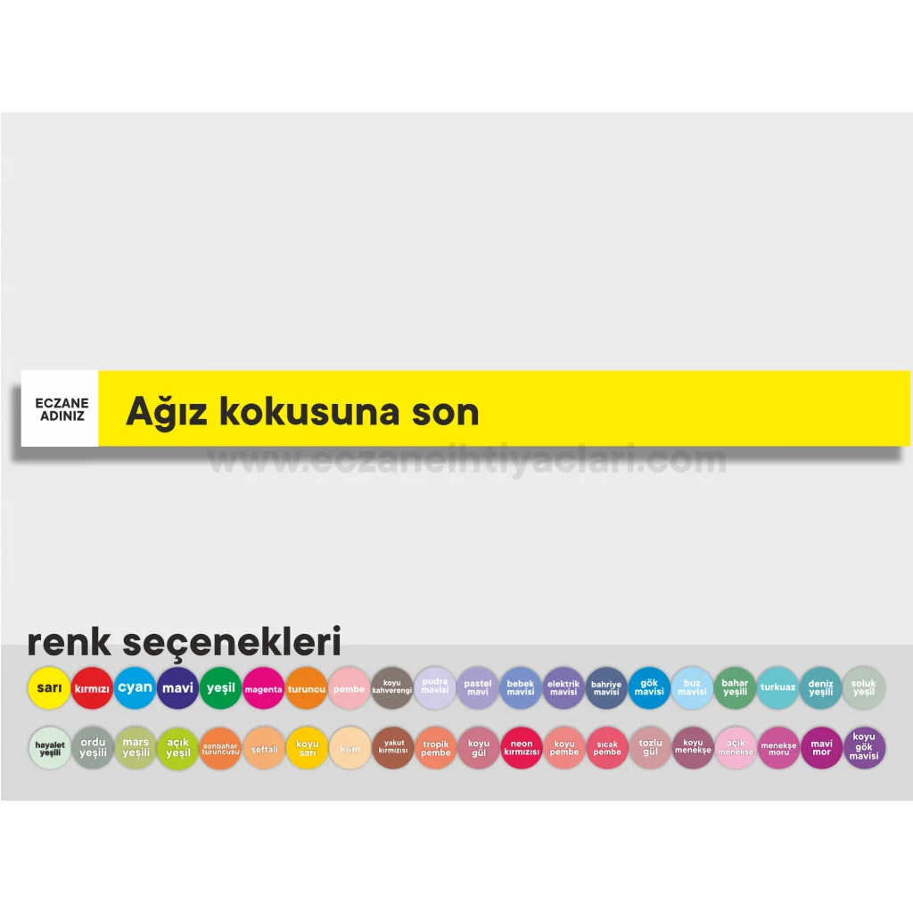 Ağız kokusuna son