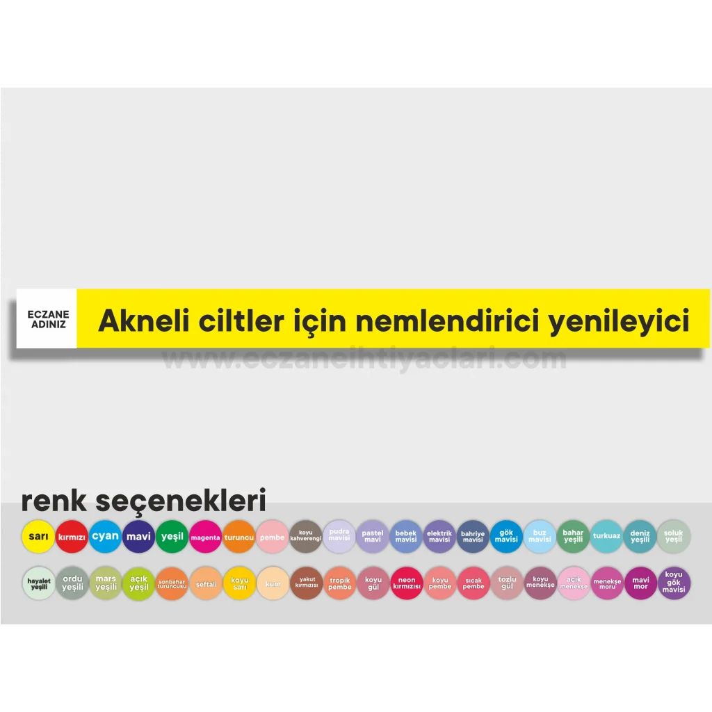 Akneli ciltler için nemlendirici yenileyici