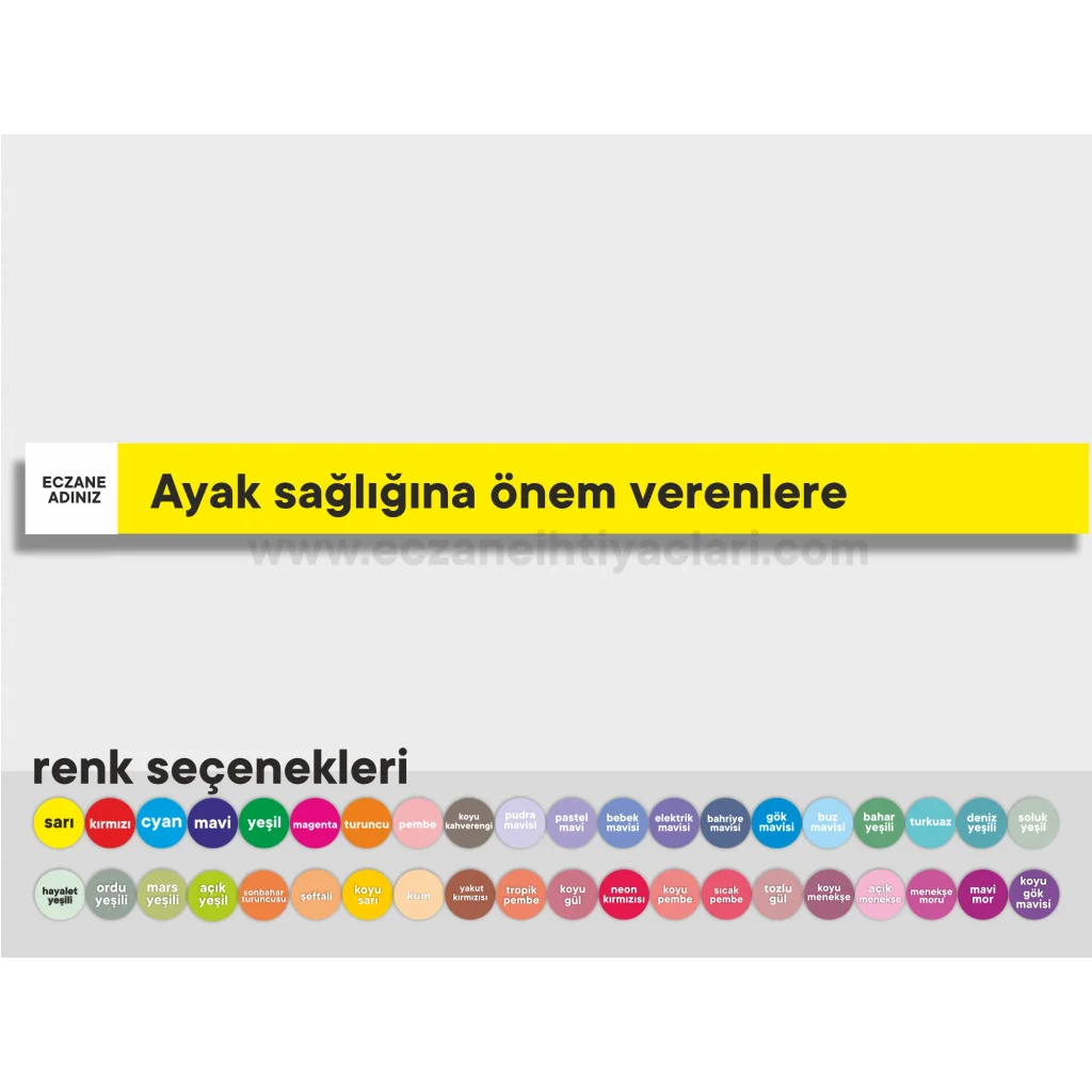 Ayak sağlığına önem verenlere