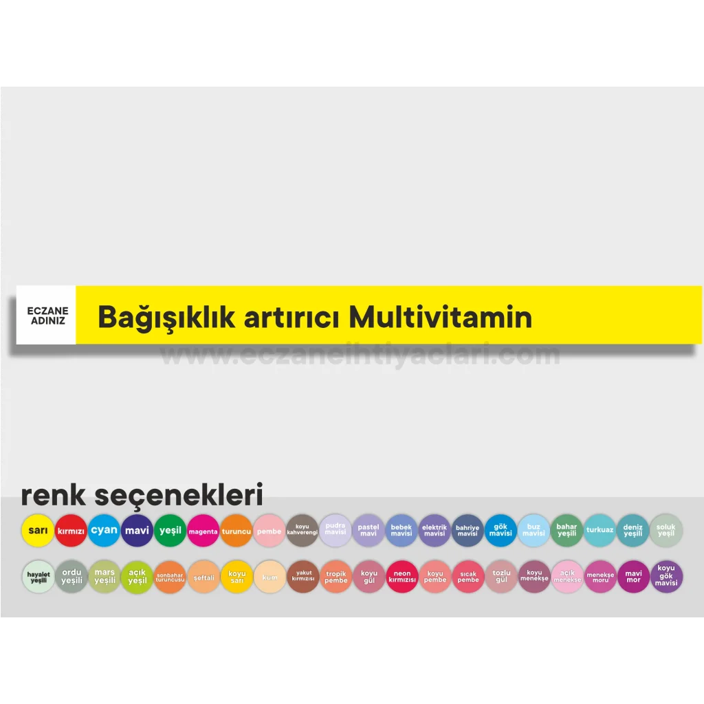 Bağışıklık artırıcı Multivitamin