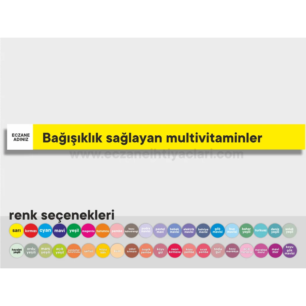 Bağışıklık sağlayan multivitaminler