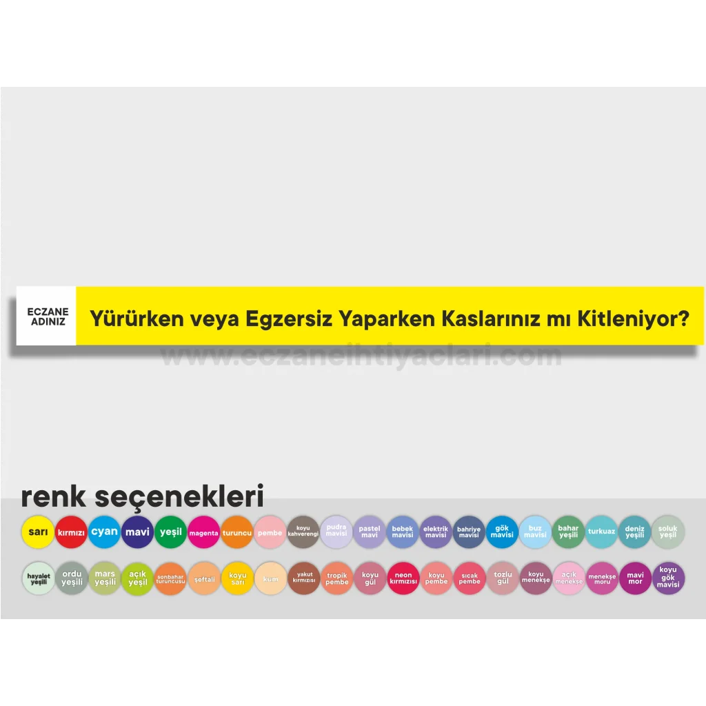 Yürürken veya Egzersiz Yaparken Kaslarınız mı Kitleniyor?