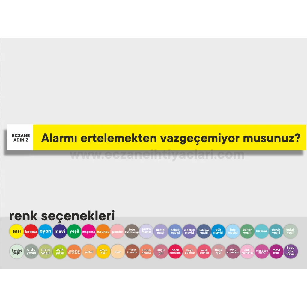 Alarmı ertelemekten vazgeçemiyor musunuz?