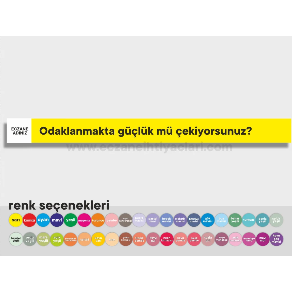 Odaklanmakta güçlük mü çekiyorsunuz?