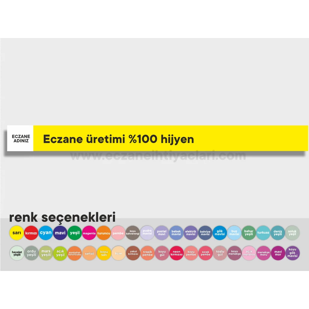 Eczane üretimi %100 hijyen