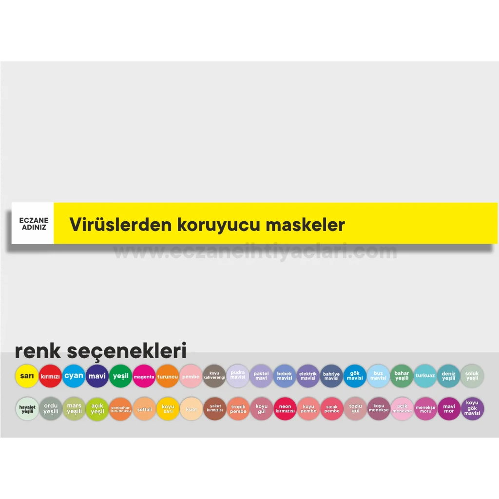 Virüslerden koruyucu maskeler