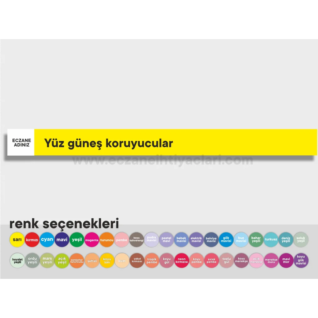 Yüz güneş koruyucular