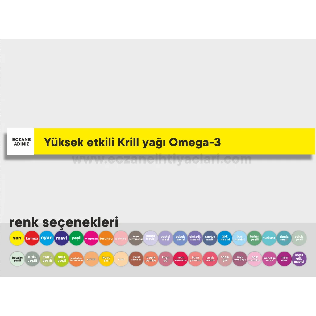 Yüksek etkili Krill yağı Omega-3