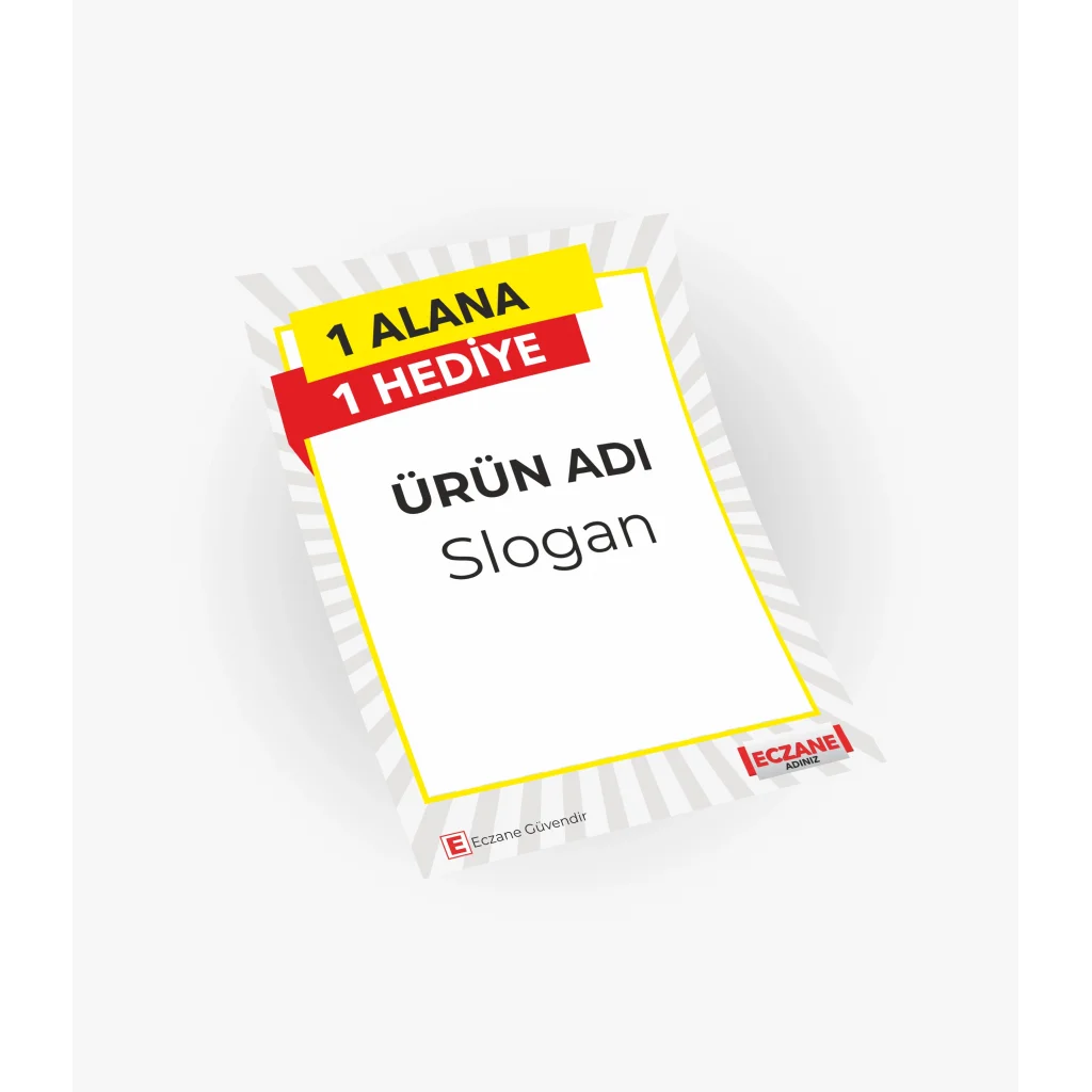 Eczanenize Özel Kampanya Şablonu - 1 Alana 1 Hediye
