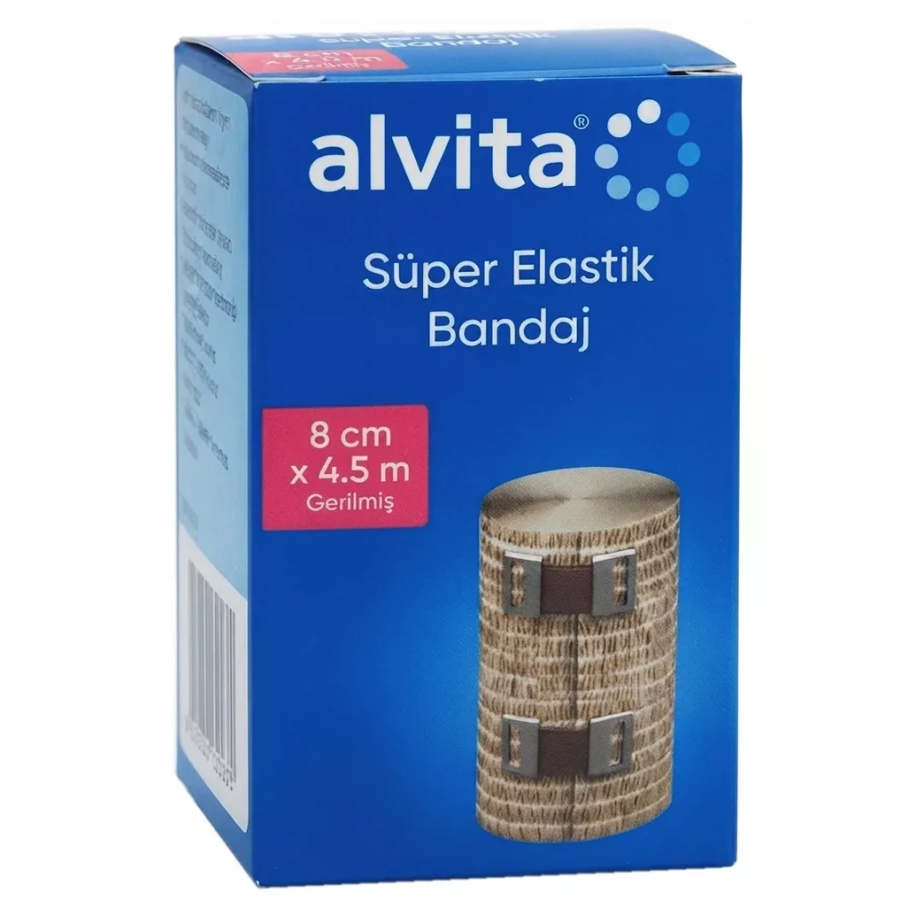 Alvita Süper Elastik Bandaj 8 x 4,5 m