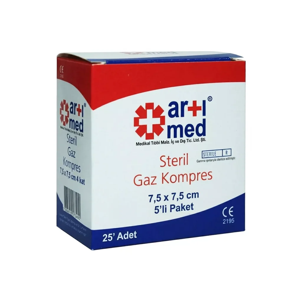 Artımed Gaz Kompres 25li