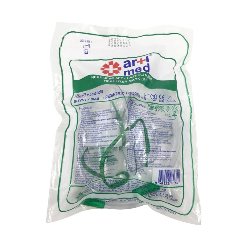 Artımed Nebulizatör Maske Seti Çocuk
