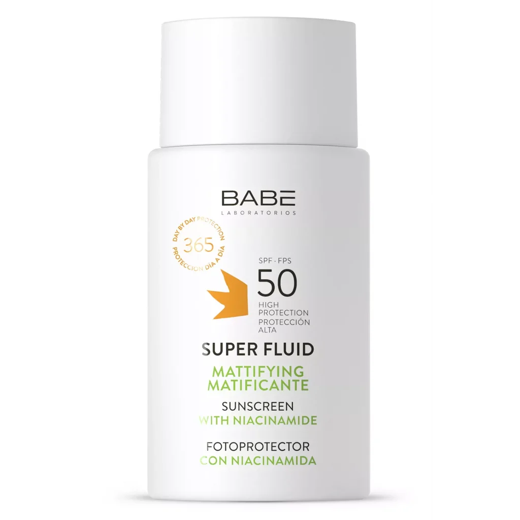Babe Super Fluid Sunscreen Mattifying SPF50 50 ml
