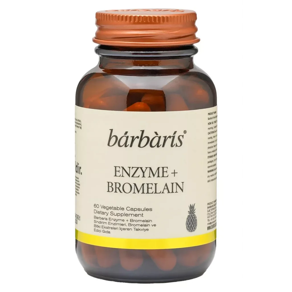 Barbaris Enzyme  Bromelain 60 Kapsül