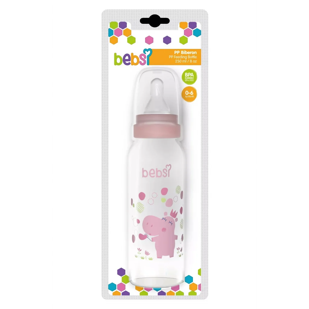 Bebsi Pp Biberon 250ml 0-6 Karma Renk