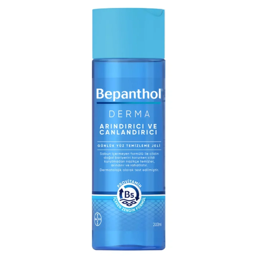 Bepanthol Derma Arındırıcı ve Canlandırıcı Günlük Yüz Temizleme Jeli 200 ml