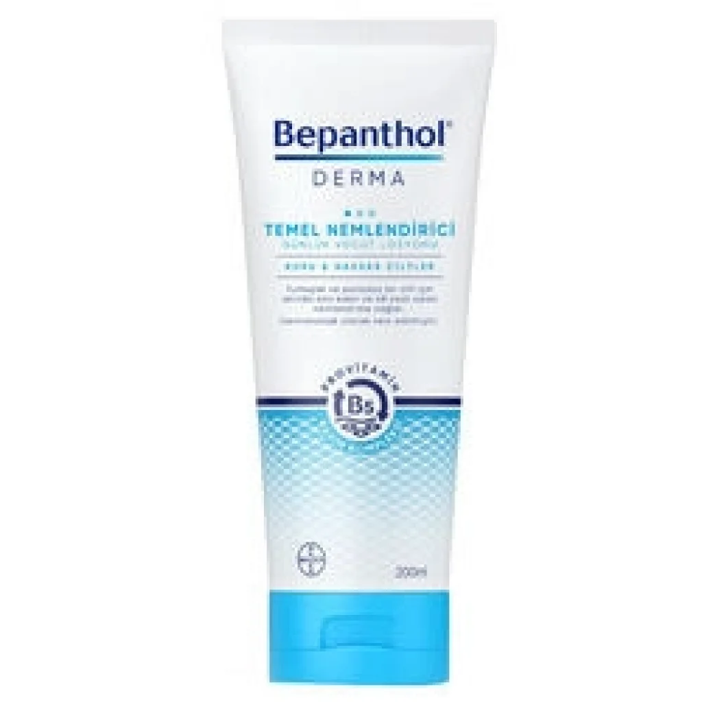 Bepanthol Derma Temel Nemlendirici Günlük Vücut Losyonu Kuru ve Hassas Ciltler 200 ml