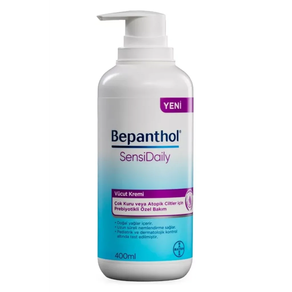 Bepanthol Sensidaily Pompalı Vücut Kremi 400 ml