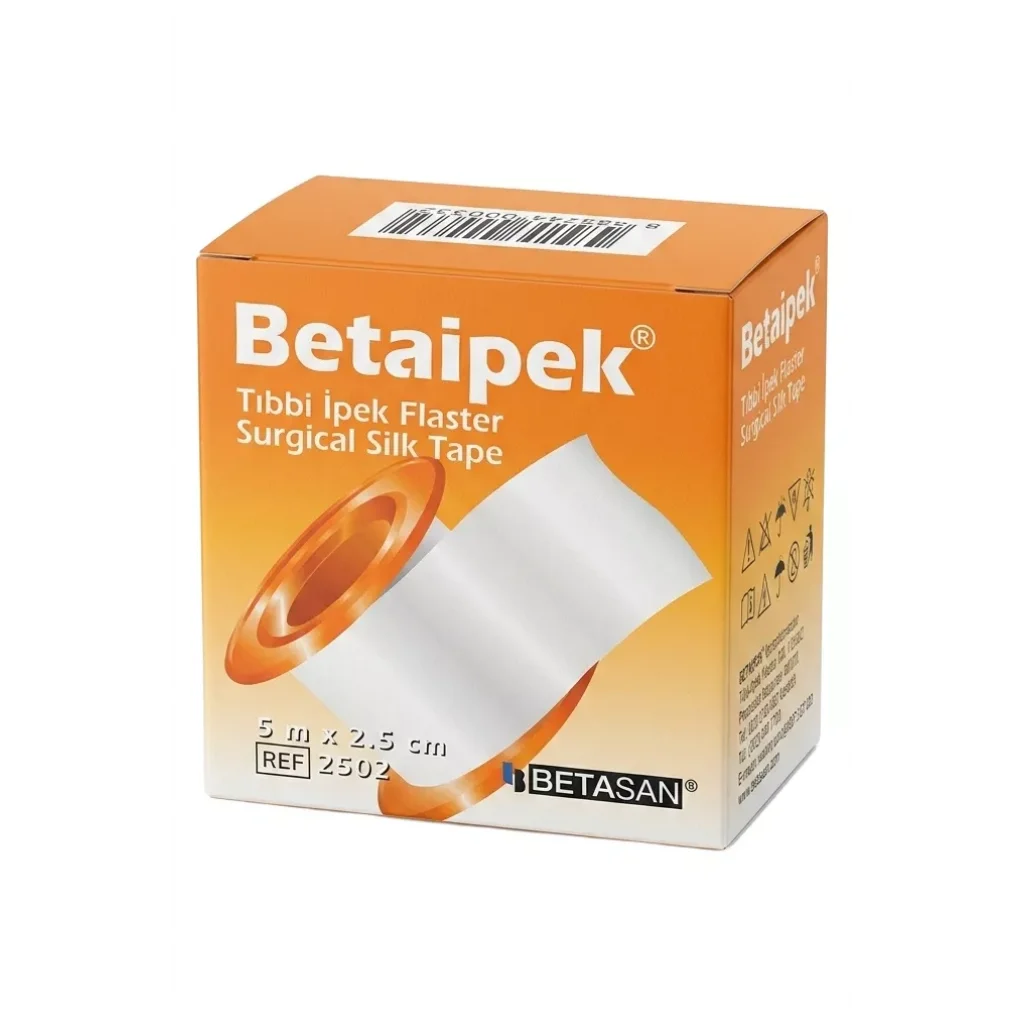 Betaipek Tıbbi İpek Flaster 5 m x 2.5 cm
