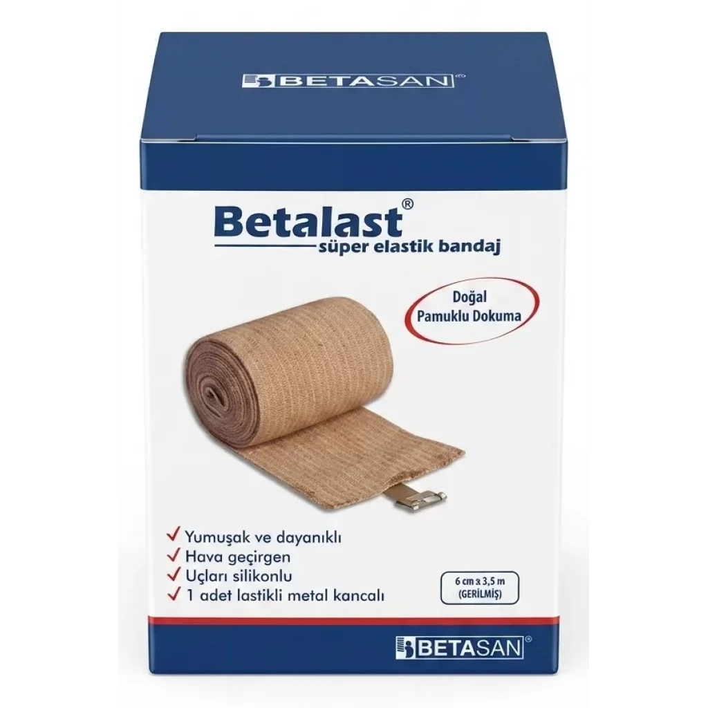 Betalast Süper Elastik Bandaj 6 cm x 3,5 m