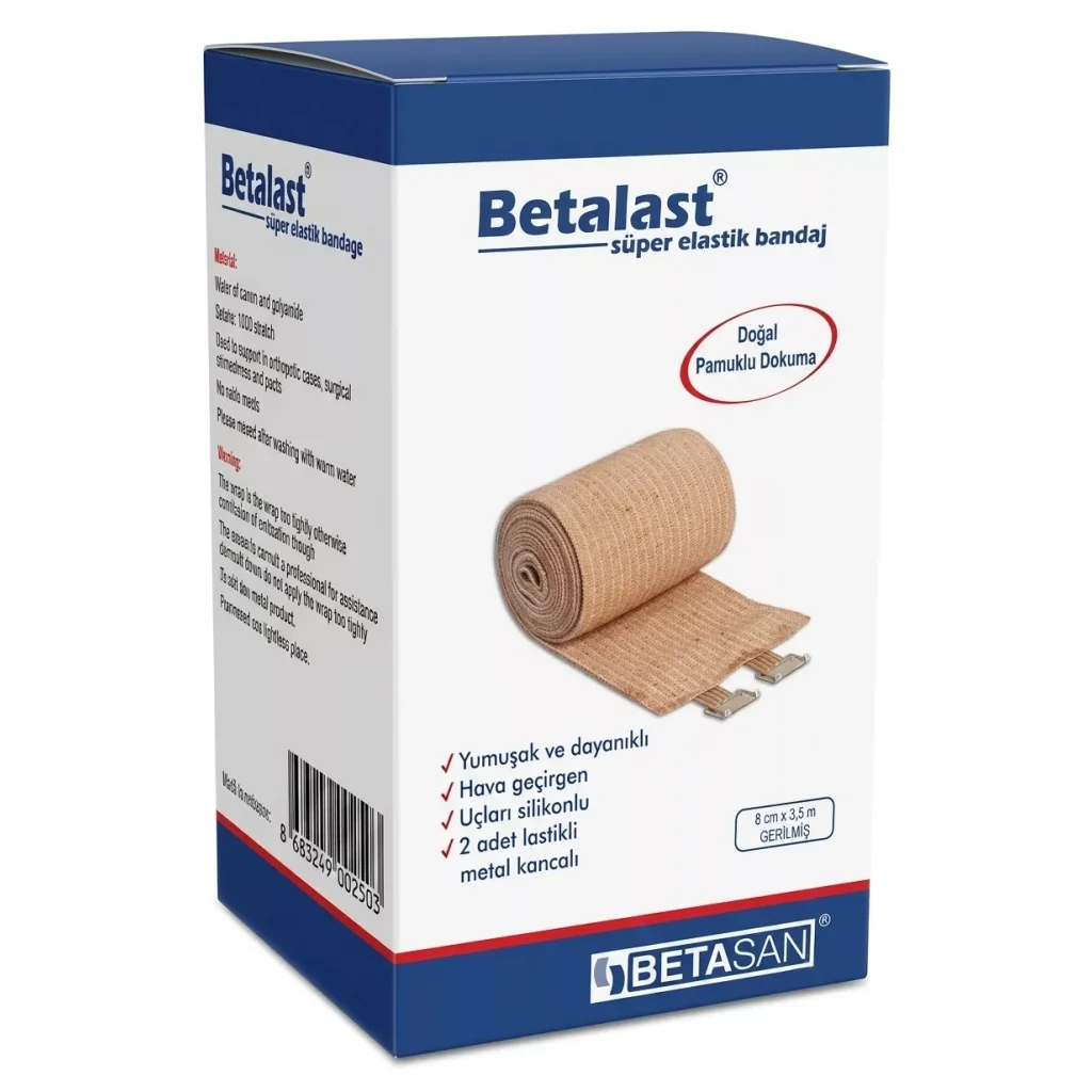 Betalast Süper Elastik Bandaj 8 cm x 3,5 m